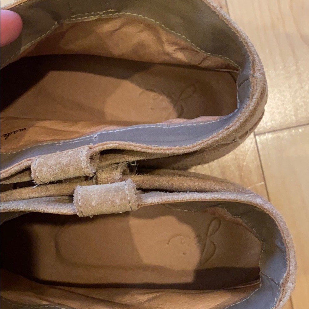 Joie Ajax tan Suede Ankle Booties - Picture 3 of 5